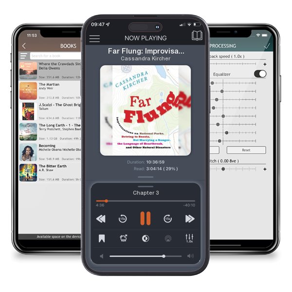 Download fo free audiobook Far Flung: Improvisations on National Parks, Driving to Russia, Not Marrying a Ranger, the Language of Heartbreak, and Other Natural Disasters (In Place) by Cassandra Kircher and listen anywhere on your iOS devices in the ListenBook app.