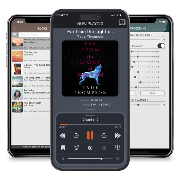 Download fo free audiobook Far from the Light of Heaven by Tade Thompson and listen anywhere on your iOS devices in the ListenBook app.