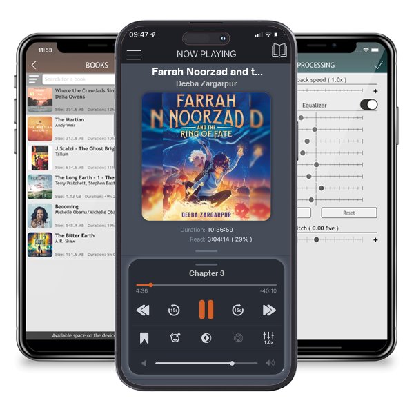 Download fo free audiobook Farrah Noorzad and the Ring of Fate by Deeba Zargarpur and listen anywhere on your iOS devices in the ListenBook app.