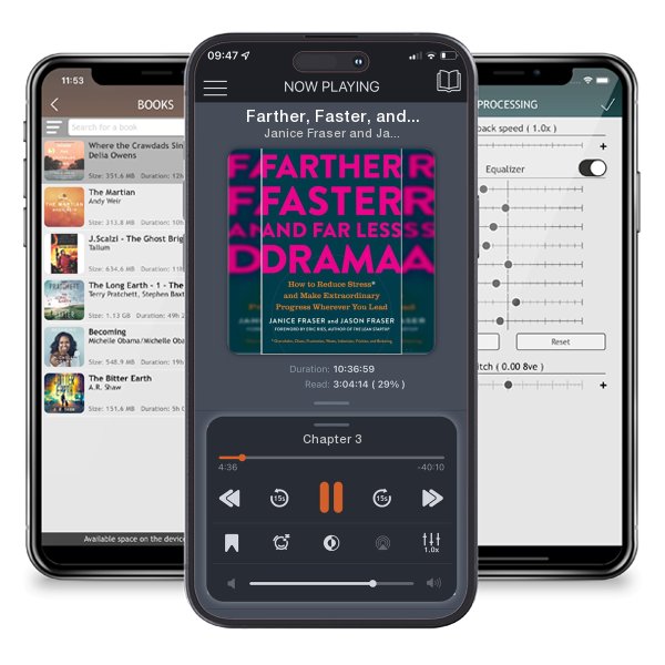 Download fo free audiobook Farther, Faster, and Far Less Drama: How to Reduce Stress and... by Janice Fraser and Jason Fraser and listen anywhere on your iOS devices in the ListenBook app.
