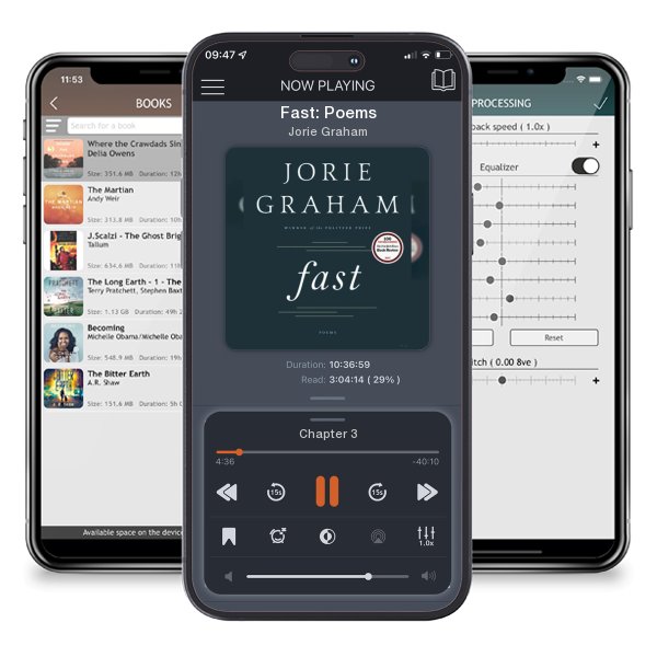 Download fo free audiobook Fast: Poems by Jorie Graham and listen anywhere on your iOS devices in the ListenBook app.