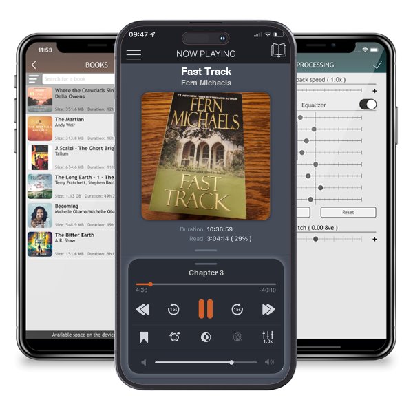 Download fo free audiobook Fast Track by Fern Michaels and listen anywhere on your iOS devices in the ListenBook app.