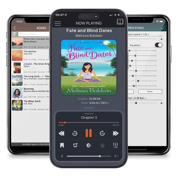Download fo free audiobook Fate and Blind Dates by Melissa Baldwin and listen anywhere on your iOS devices in the ListenBook app.