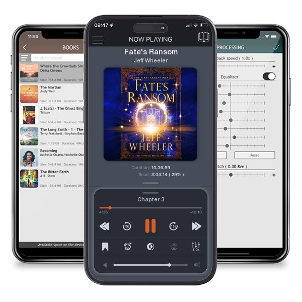 Download fo free audiobook Fate's Ransom by Jeff Wheeler and listen anywhere on your iOS devices in the ListenBook app.
