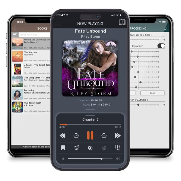 Download fo free audiobook Fate Unbound by Riley Storm and listen anywhere on your iOS devices in the ListenBook app.