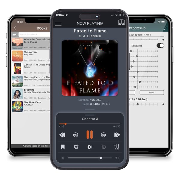 Download fo free audiobook Fated to Flame by S. A. Gladden and listen anywhere on your iOS devices in the ListenBook app.