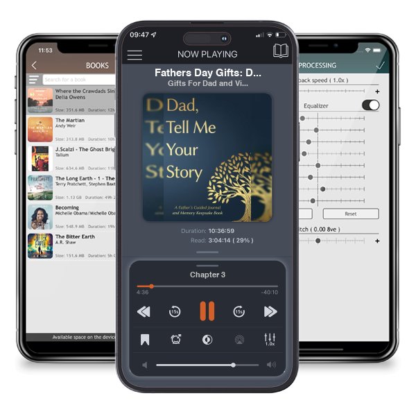 Download fo free audiobook Fathers Day Gifts: Dad, Tell Me Your Story: A Father's Guided... by Gifts For Dad and Victor Press and listen anywhere on your iOS devices in the ListenBook app.