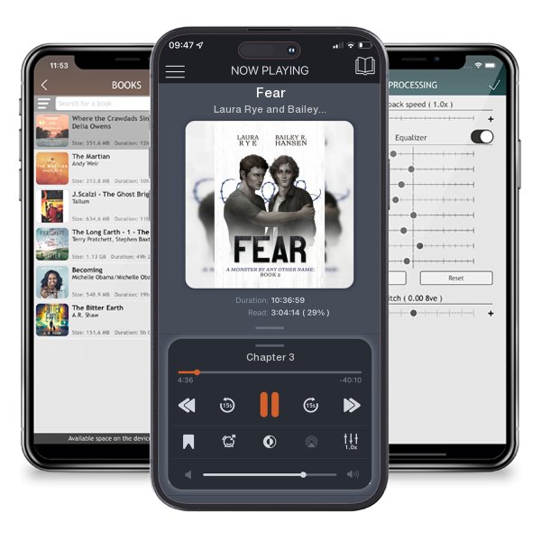 Download fo free audiobook Fear by Laura Rye and Bailey R. Hansen and listen anywhere on your iOS devices in the ListenBook app.