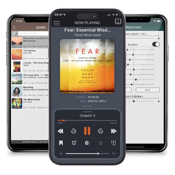Download fo free audiobook Fear: Essential Wisdom for Getting Through the Storm by Thich Nhat Hanh and listen anywhere on your iOS devices in the ListenBook app.