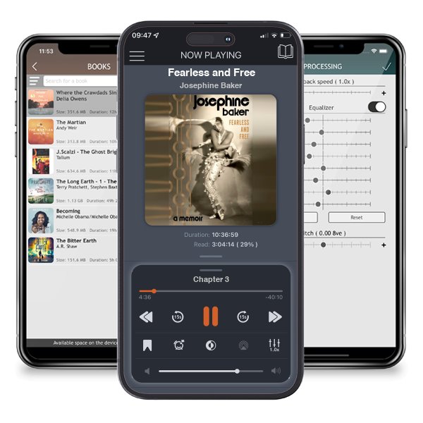 Download fo free audiobook Fearless and Free by Josephine Baker and listen anywhere on your iOS devices in the ListenBook app.
