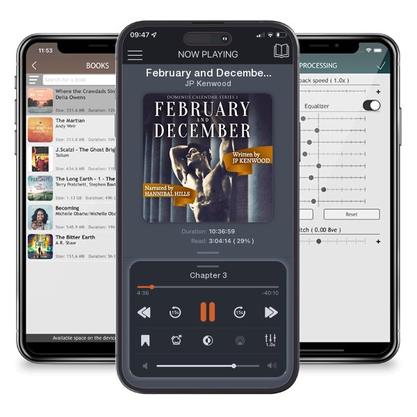 Download fo free audiobook February and December by JP Kenwood and listen anywhere on your iOS devices in the ListenBook app.