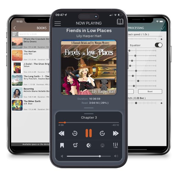 Download fo free audiobook Fiends in Low Places by Lily Harper Hart and listen anywhere on your iOS devices in the ListenBook app.