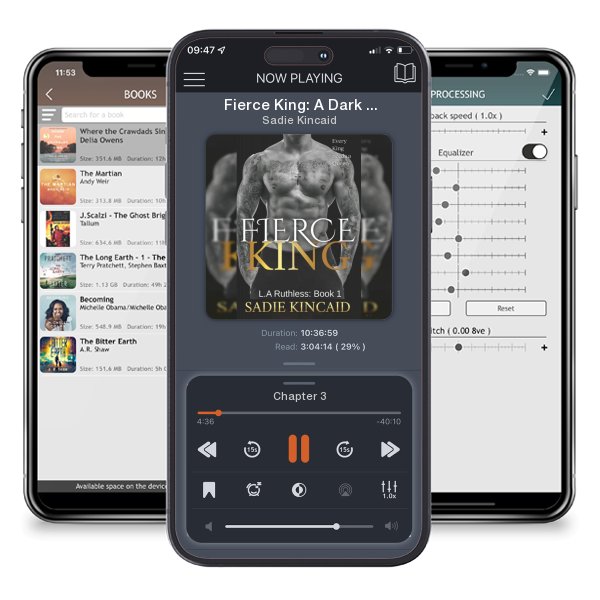 Download fo free audiobook Fierce King: A Dark Mafia/ Forced Marriage Romance by Sadie Kincaid and listen anywhere on your iOS devices in the ListenBook app.