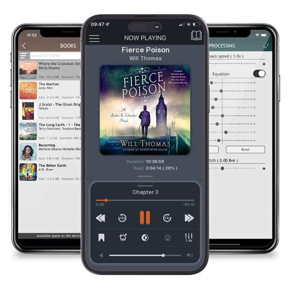 Download fo free audiobook Fierce Poison by Will Thomas and listen anywhere on your iOS devices in the ListenBook app.