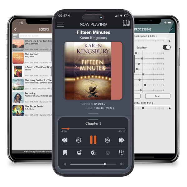 Download fo free audiobook Fifteen Minutes by Karen Kingsbury and listen anywhere on your iOS devices in the ListenBook app.