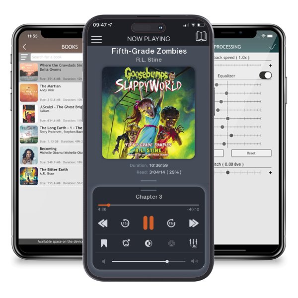 Download fo free audiobook Fifth-Grade Zombies by R.L. Stine and listen anywhere on your iOS devices in the ListenBook app.