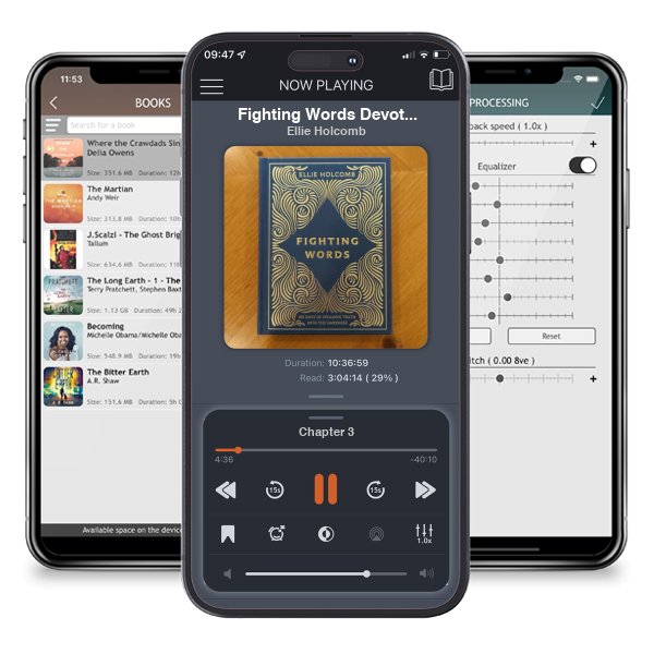 Download fo free audiobook Fighting Words Devotional by Ellie Holcomb and listen anywhere on your iOS devices in the ListenBook app.