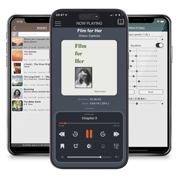 Download fo free audiobook Film for Her by Orion Carloto and listen anywhere on your iOS devices in the ListenBook app.