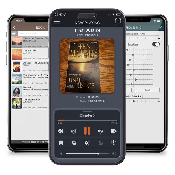 Download fo free audiobook Final Justice by Fern Michaels and listen anywhere on your iOS devices in the ListenBook app.