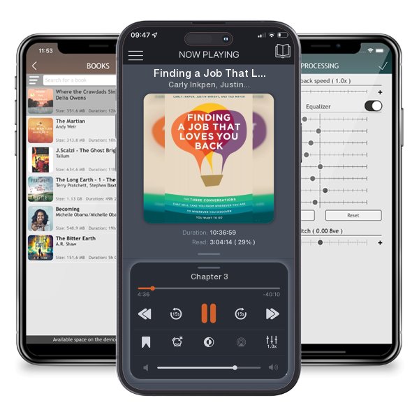 Download fo free audiobook Finding a Job That Loves You Back: The Three Conversations... by Carly Inkpen, Justin Wright, et al. and listen anywhere on your iOS devices in the ListenBook app.