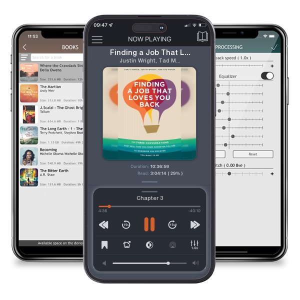 Download fo free audiobook Finding a Job That Loves You Back: The Three Conversations... by Justin Wright, Tad Mayer, et al. and listen anywhere on your iOS devices in the ListenBook app.