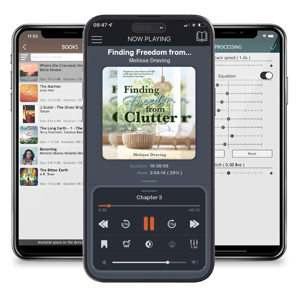 Download fo free audiobook Finding Freedom from Clutter by Melissa Draving and listen anywhere on your iOS devices in the ListenBook app.