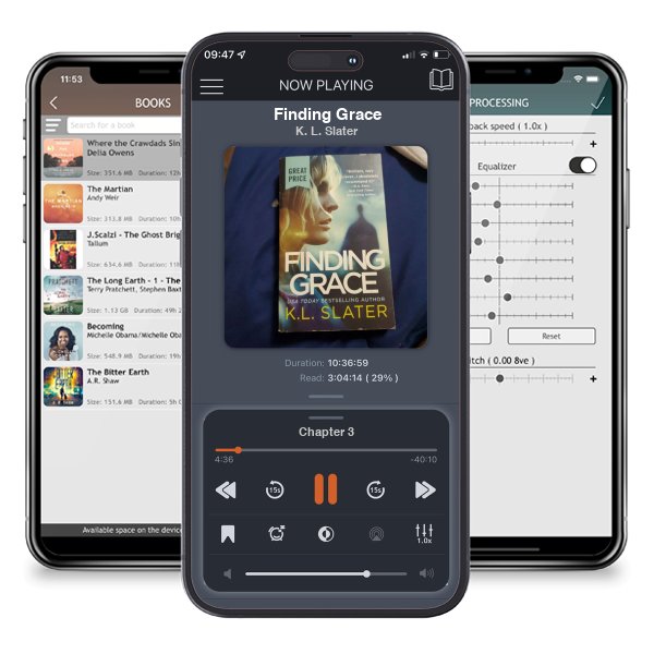 Download fo free audiobook Finding Grace by K. L. Slater and listen anywhere on your iOS devices in the ListenBook app.