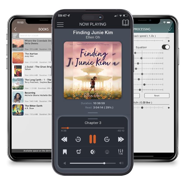 Download fo free audiobook Finding Junie Kim by Ellen Oh and listen anywhere on your iOS devices in the ListenBook app.