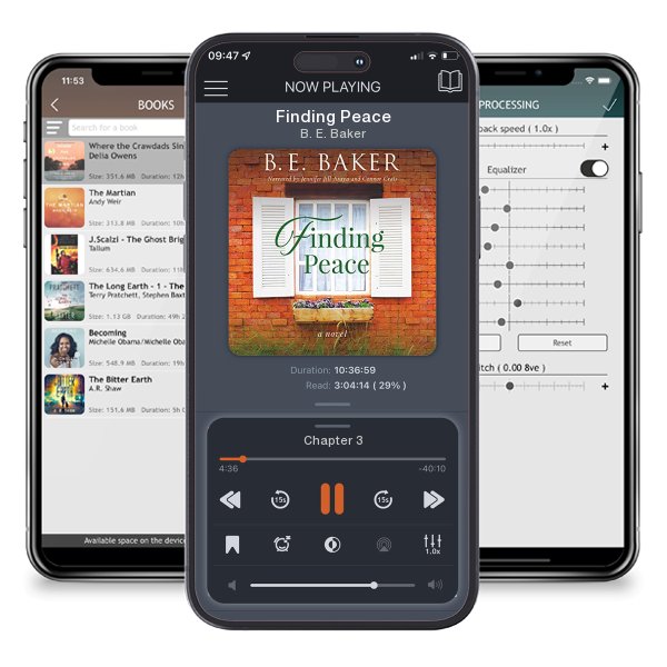 Download fo free audiobook Finding Peace by B. E. Baker and listen anywhere on your iOS devices in the ListenBook app.