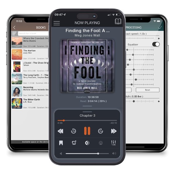 Download fo free audiobook Finding the Fool: A Tarot Journey to Radical Transformation by Meg Jones Wall and listen anywhere on your iOS devices in the ListenBook app.