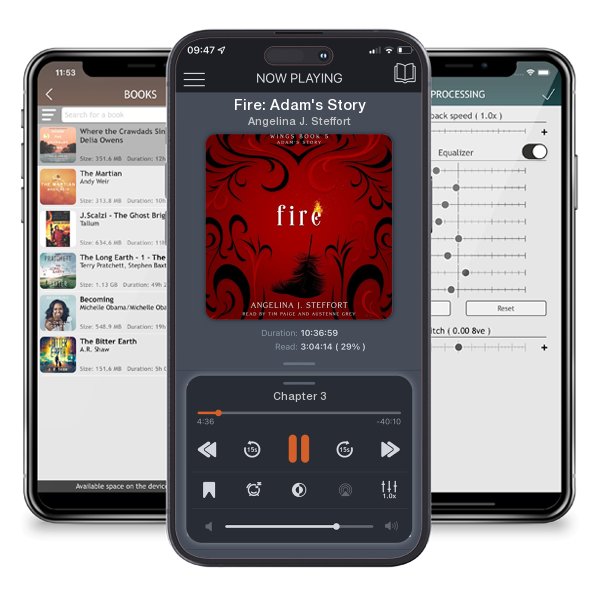 Download fo free audiobook Fire: Adam's Story by Angelina J. Steffort and listen anywhere on your iOS devices in the ListenBook app.