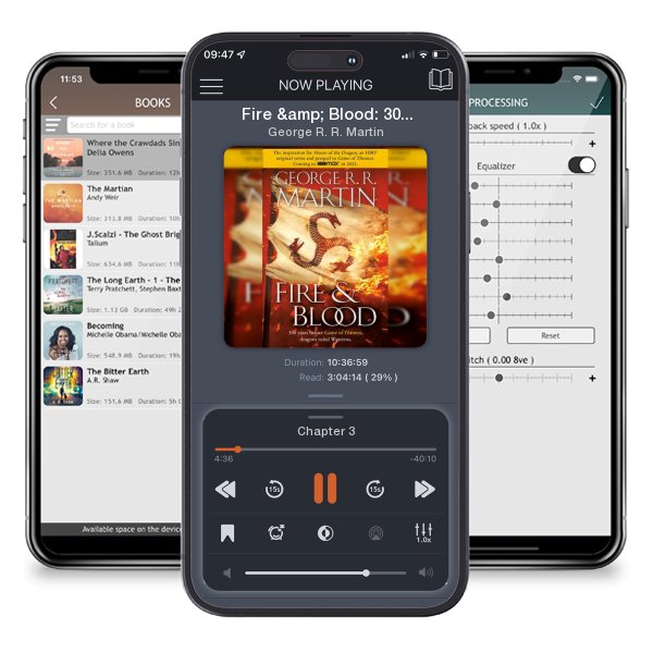 Download fo free audiobook Fire & Blood: 300 Years Before a Game of Thrones by George R. R. Martin and listen anywhere on your iOS devices in the ListenBook app.