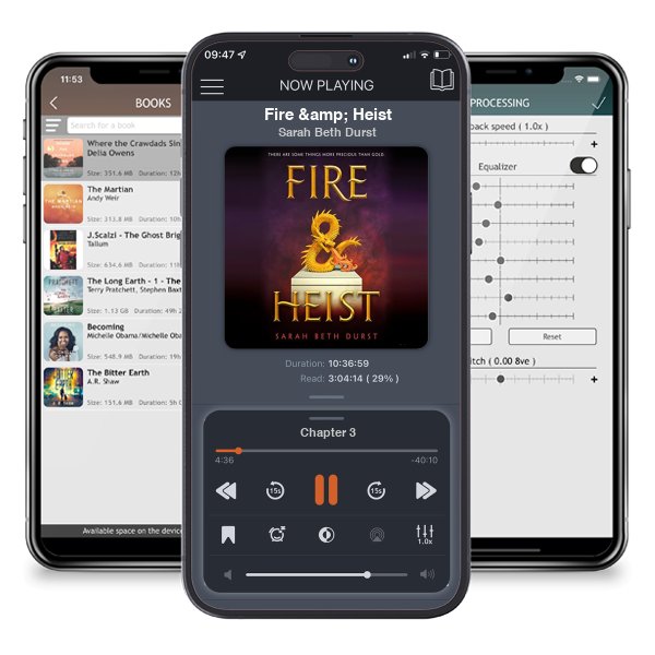 Download fo free audiobook Fire & Heist by Sarah Beth Durst and listen anywhere on your iOS devices in the ListenBook app.