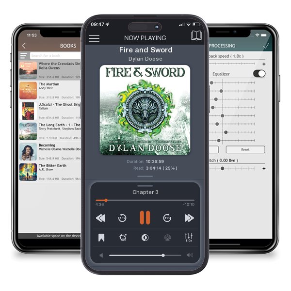 Download fo free audiobook Fire and Sword by Dylan Doose and listen anywhere on your iOS devices in the ListenBook app.