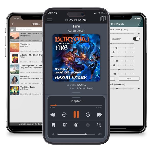 Download fo free audiobook Fire by Aaron Oster and listen anywhere on your iOS devices in the ListenBook app.