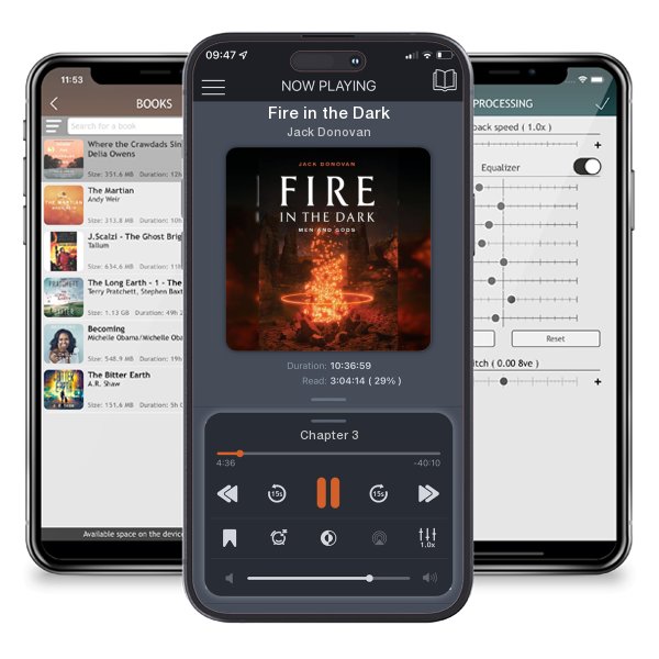 Download fo free audiobook Fire in the Dark by Jack Donovan and listen anywhere on your iOS devices in the ListenBook app.