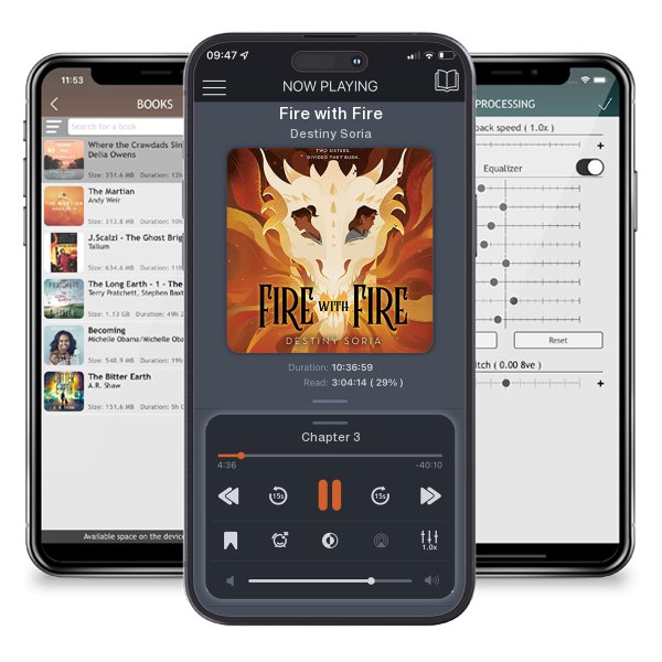 Download fo free audiobook Fire with Fire by Destiny Soria and listen anywhere on your iOS devices in the ListenBook app.