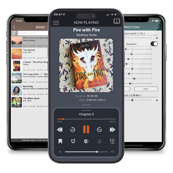 Download fo free audiobook Fire with Fire by Destiny Soria and listen anywhere on your iOS devices in the ListenBook app.