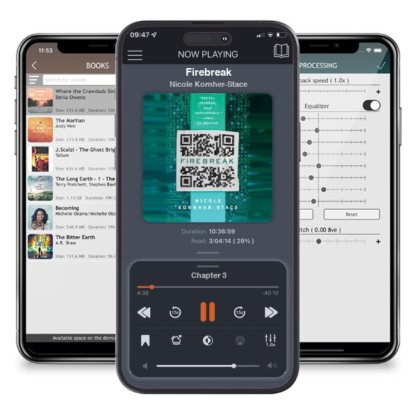 Download fo free audiobook Firebreak by Nicole Kornher-Stace and listen anywhere on your iOS devices in the ListenBook app.