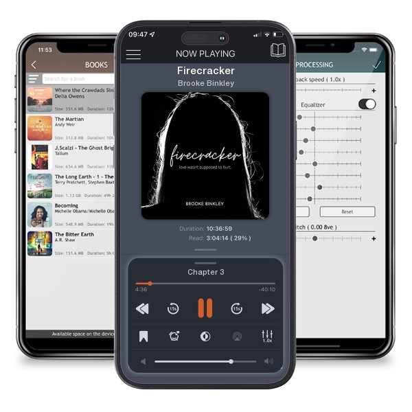 Download fo free audiobook Firecracker by Brooke Binkley and listen anywhere on your iOS devices in the ListenBook app.