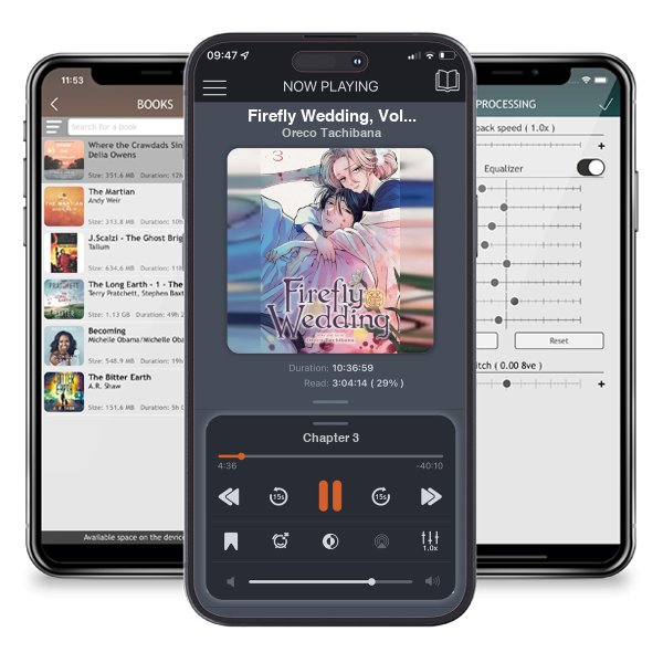 Download fo free audiobook Firefly Wedding, Vol. 3 Volume 3 - Firefly Wedding by Oreco Tachibana and listen anywhere on your iOS devices in the ListenBook app.