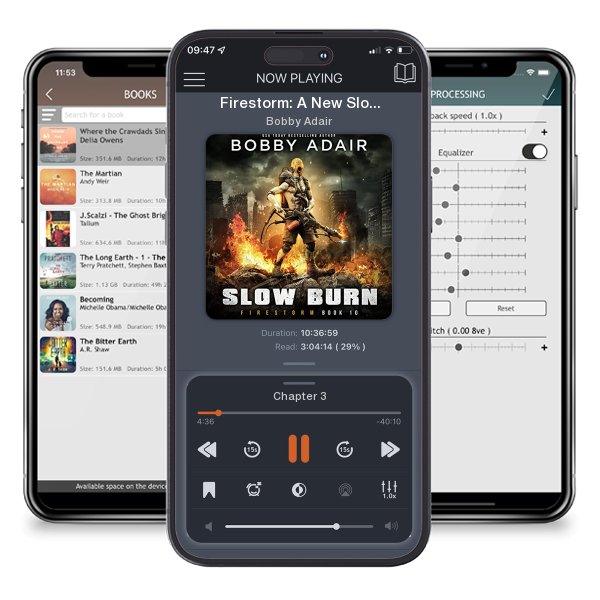 Download fo free audiobook Firestorm: A New Slow Burn Apocalyptic Adventure by Bobby Adair and listen anywhere on your iOS devices in the ListenBook app.