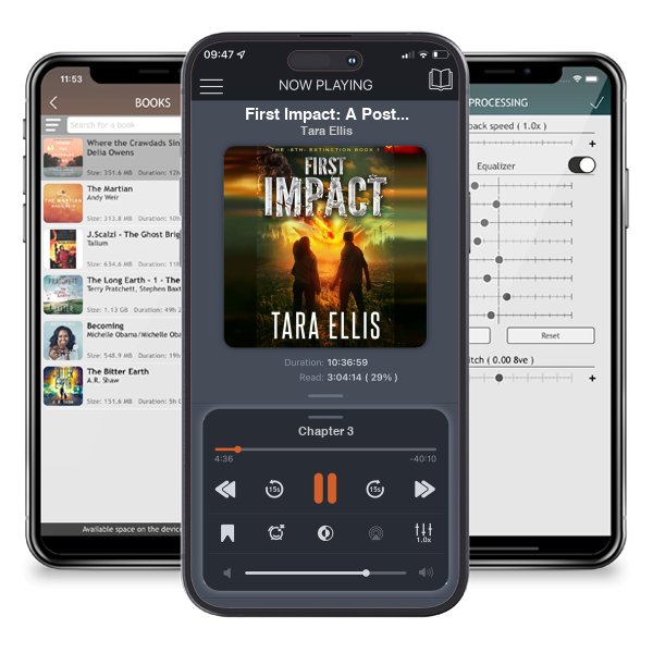 Download fo free audiobook First Impact: A Post-Apocalyptic Survival Thriller (The 6th Extinction Book 1) by Tara Ellis and listen anywhere on your iOS devices in the ListenBook app.
