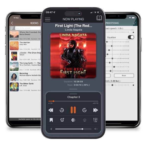 Download fo free audiobook First Light (The Red, #1) by Linda Nagata and listen anywhere on your iOS devices in the ListenBook app.