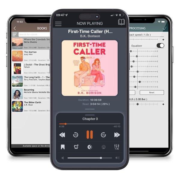 Download fo free audiobook First-Time Caller (Heartstrings, #1) by B.K. Borison and listen anywhere on your iOS devices in the ListenBook app.