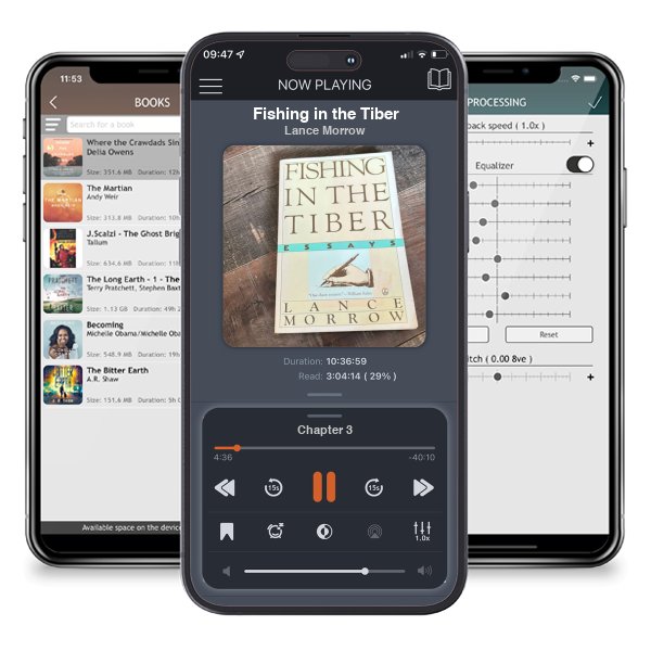 Download fo free audiobook Fishing in the Tiber by Lance Morrow and listen anywhere on your iOS devices in the ListenBook app.