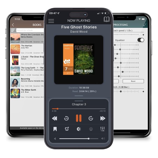 Download fo free audiobook Five Ghost Stories by David Wood and listen anywhere on your iOS devices in the ListenBook app.