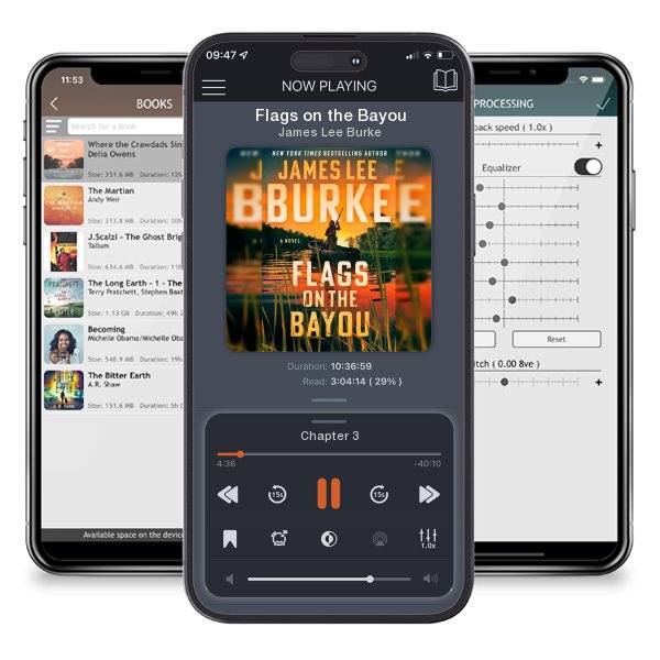 Download fo free audiobook Flags on the Bayou by James Lee Burke and listen anywhere on your iOS devices in the ListenBook app.