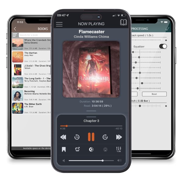 Download fo free audiobook Flamecaster by Cinda Williams Chima and listen anywhere on your iOS devices in the ListenBook app.