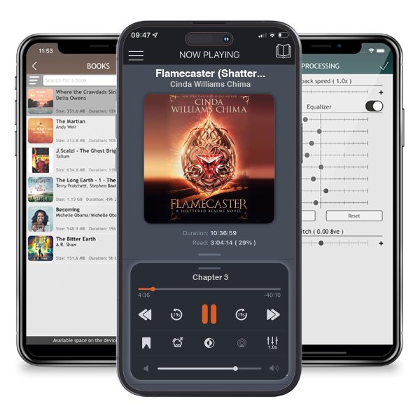 Download fo free audiobook Flamecaster (Shattered Realms, #1) by Cinda Williams Chima and listen anywhere on your iOS devices in the ListenBook app.